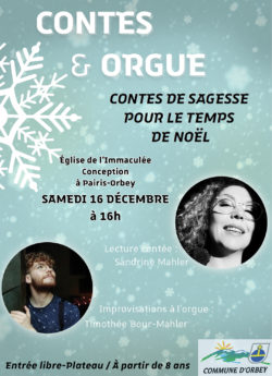 affiche de spectacle Contes et orgue